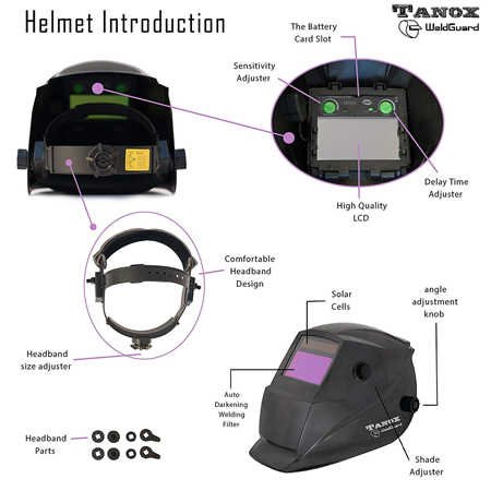 Careta de Soldar Tanox ADF-206S, mejor careta de soldar 2020, mejor careta Tanox , soldadorainverter.org, careta precio, descuento, oferta, amazon, careta inteligente