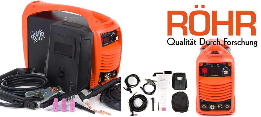 🥇 Análisis Soldador Inverter Röhr HP-160L de Arco TIG Con MOSFET CC 240 V