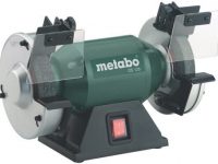 Metabo Esmeriladora Doble para Metal DS 125 200W Anchura de muela 20 mm, Negro, Verde