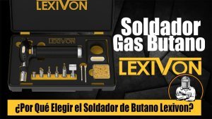 Soldador Premium de Butano Lexivon