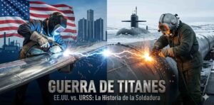 rivalidad entre Estados Unidos y la Unión Soviética en el contexto de la soldadura